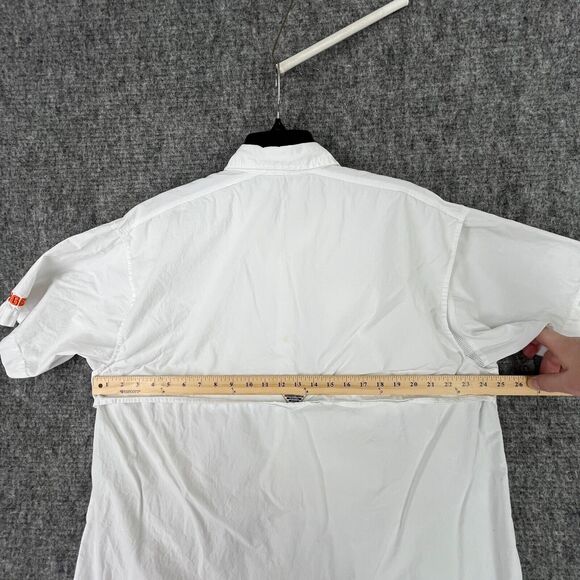 Clemson University Shirt Mens L White Columbia PFG Fishing Tiger College Alumni - Picture 8 of 10